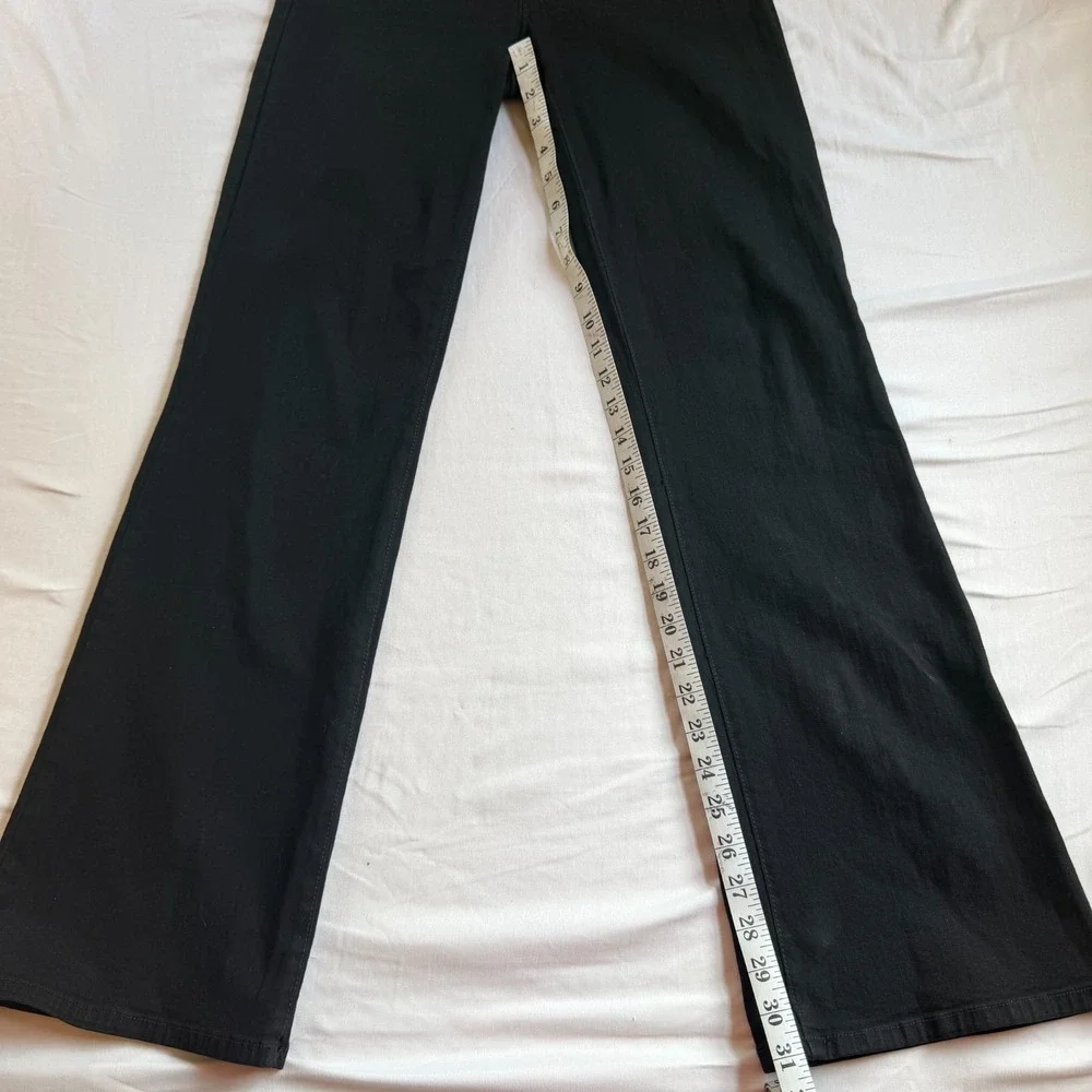 NYDJ Jeans Women's 2 Skinny Black Stretch 28x30 Not Your Daughter's Jeans USA